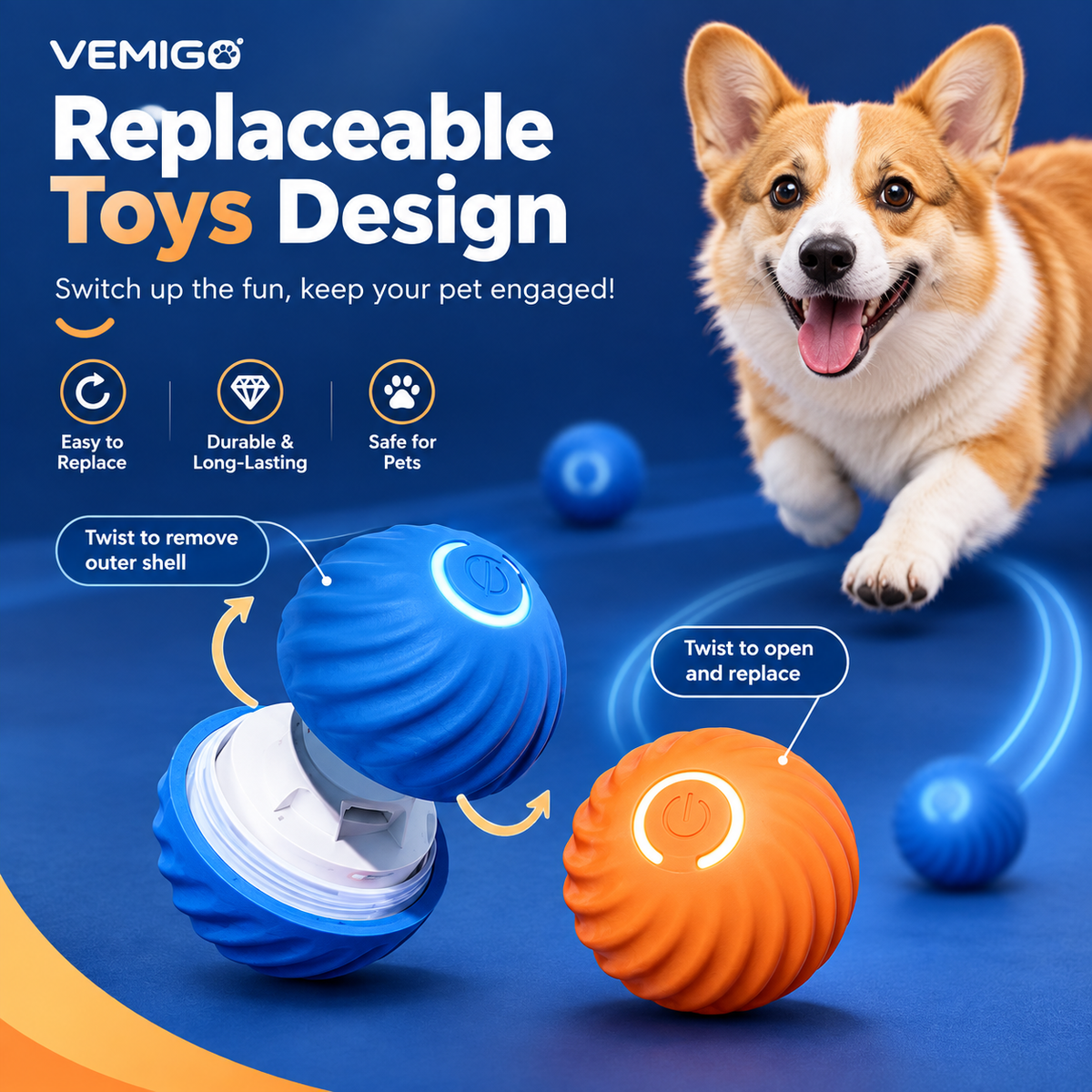 Smart Automatic Jumping Ball for Dogs