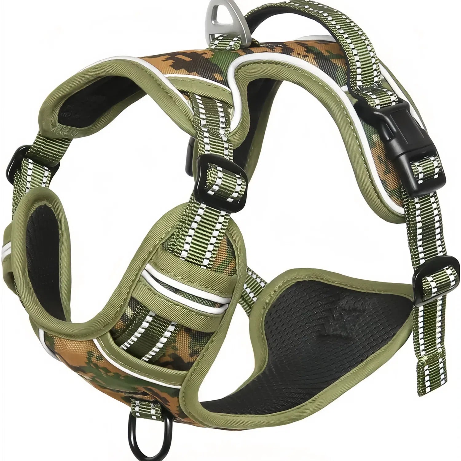 VEMIGO Professional No-Pull Tactical Dog Harness - Reflective Military Vest